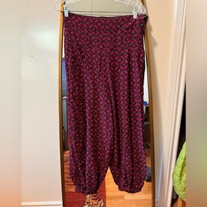 High waisted harem balloon pants